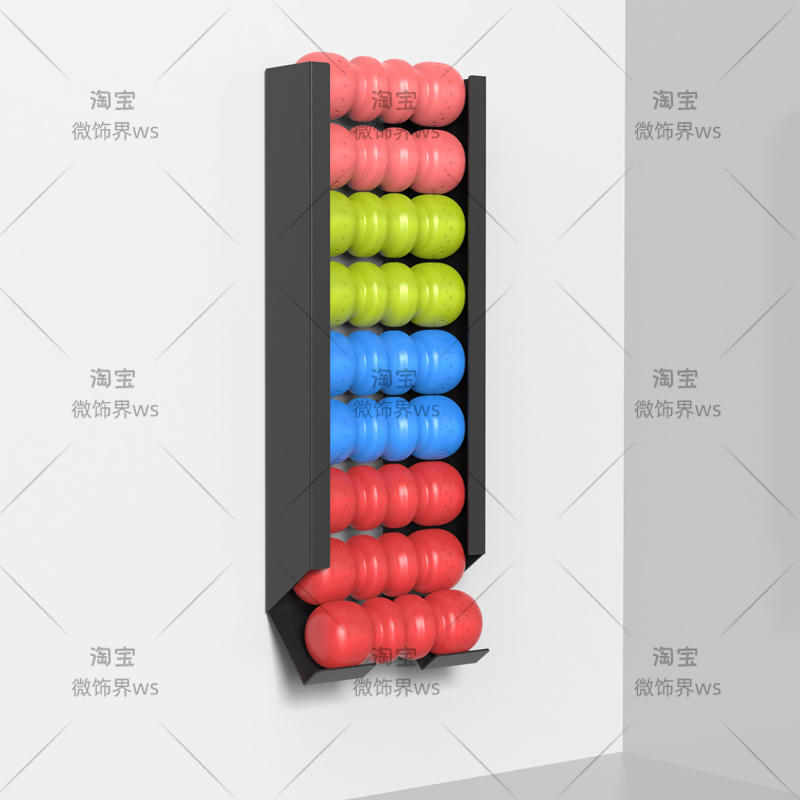 Home Gym Yoga Mat Storage - ‌Wall Mounted Sports Ball Rack -
