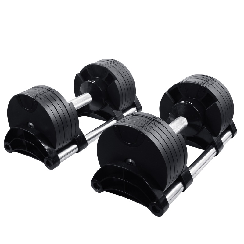 Home Gym Cost - 24kg Cost-Effective Adjustable Dumbbells Professional Home