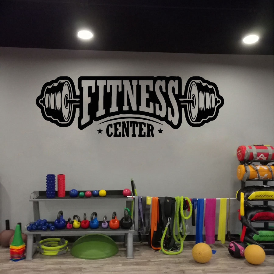 Home Gym Aesthetic - Tập gym vincy trang trí Decal