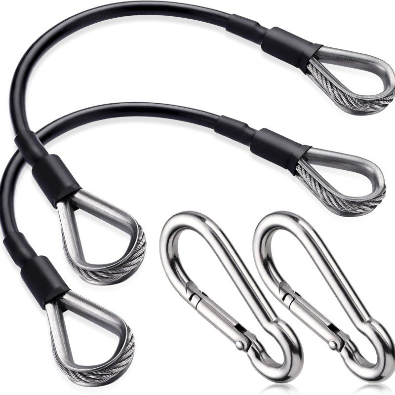 Home Gym Training Program - 1/2Pcs 25cm Gym Cable Extension Compatible