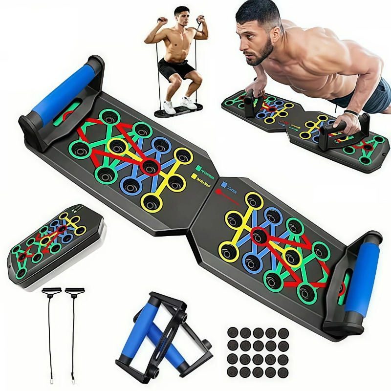 Home Gym Needs - Foldable Push Up Board with Resistance