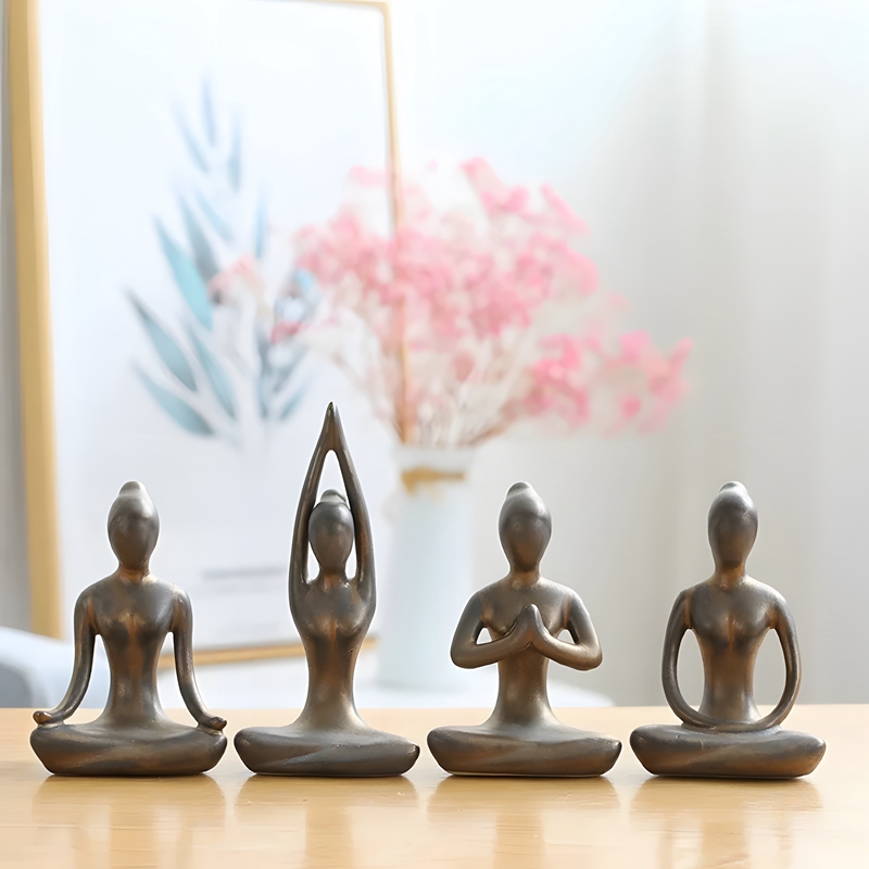 Màu Xanh Zen Trừu Tượng Yoga T - đánh giá và giá Home Gym Zen