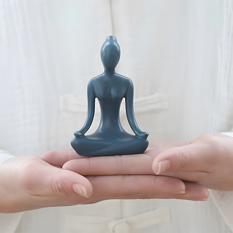 Màu Xanh Zen Trừu Tượng Yoga T - đánh giá và giá Home Gym Zen