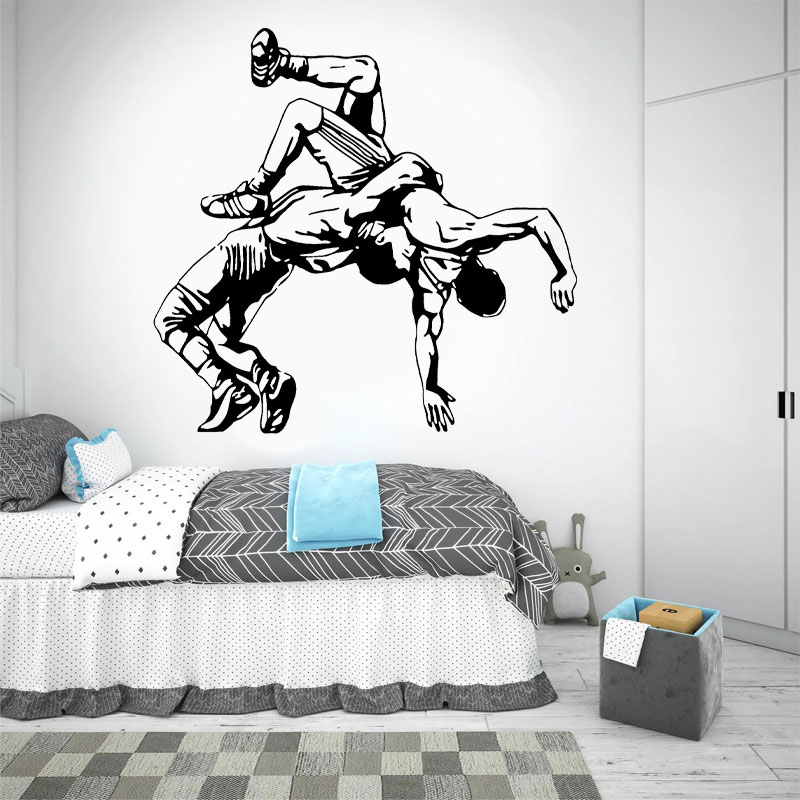 Wrestling Throw Wall Decals Vi - đánh giá và giá Home Gym Aesthetic