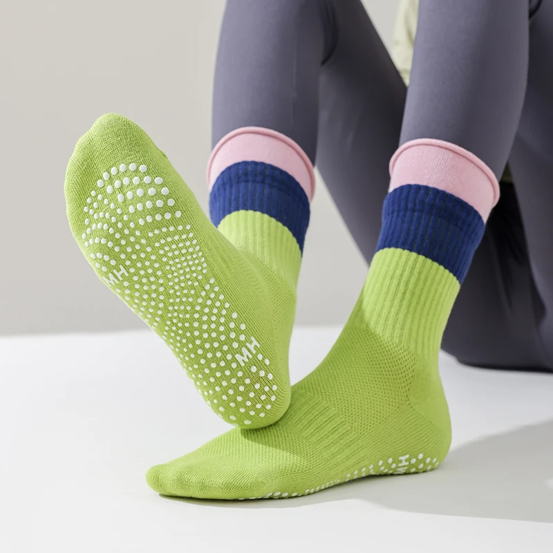 Silicone Non-slip Yoga Socks W - đánh giá và giá Home Gym Floor