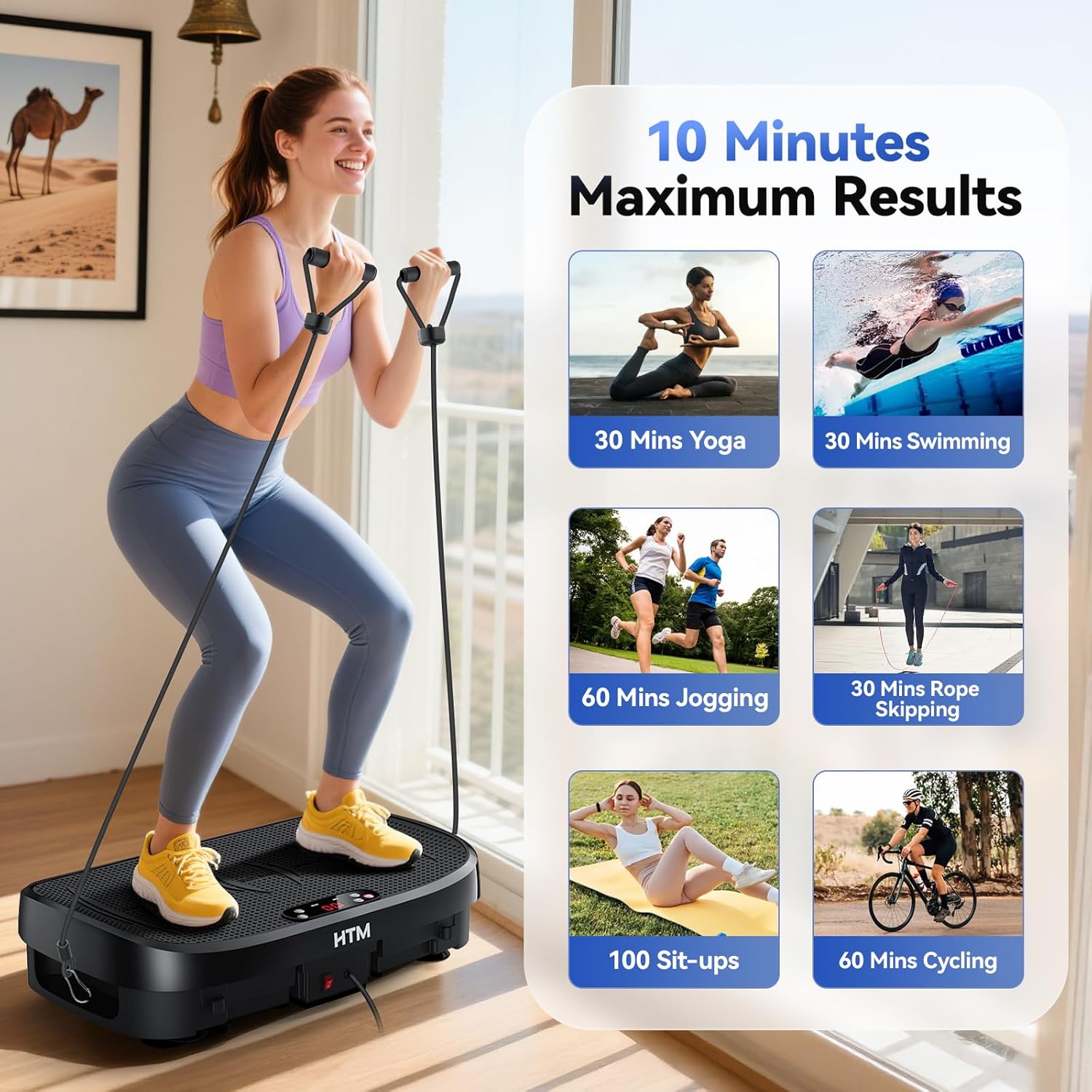 Vibration Plate Fat Burning Fi - đánh giá và giá Home Gym Training Program