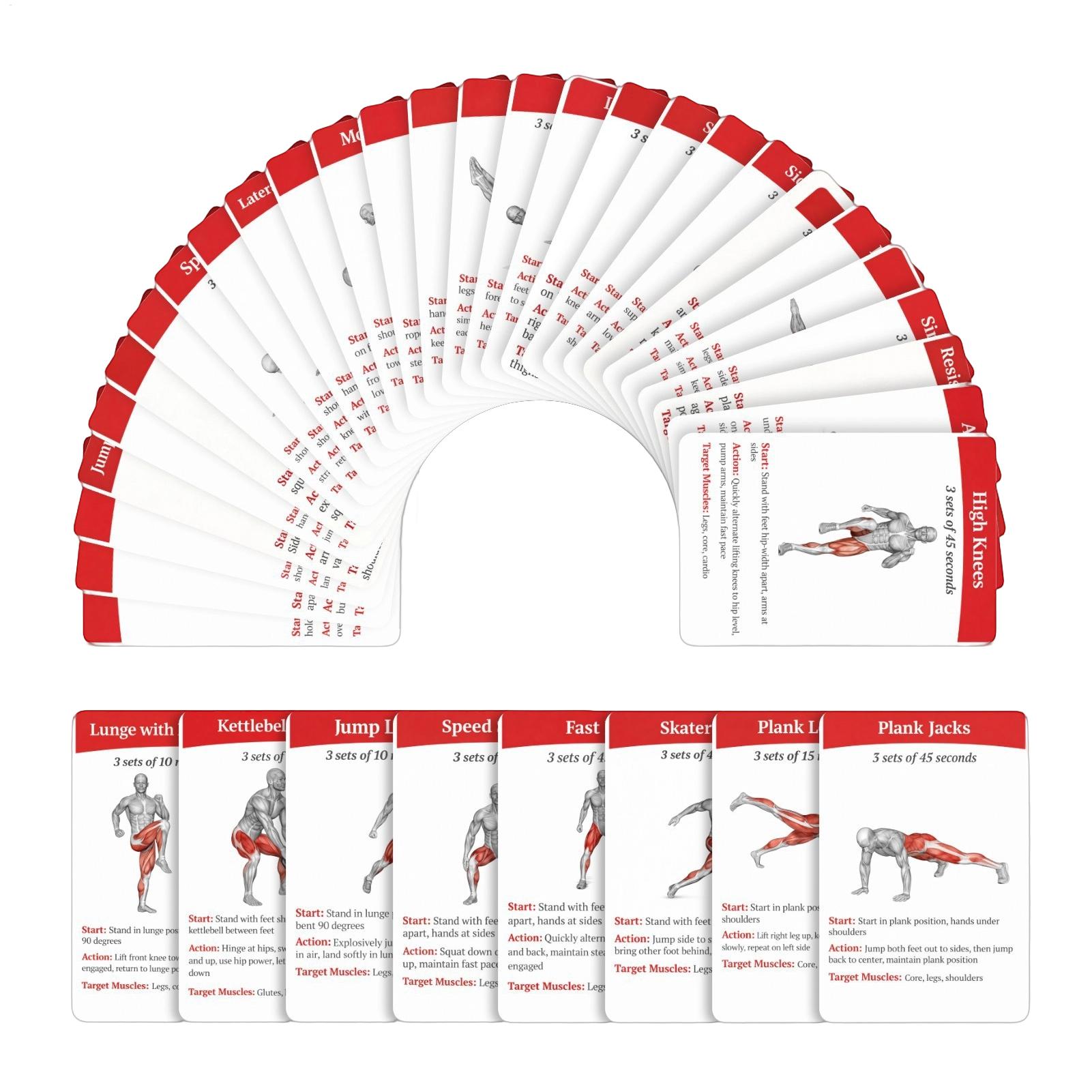 Workout Cards Deck 36 Pieces H - đánh giá và giá Home Gym Guide