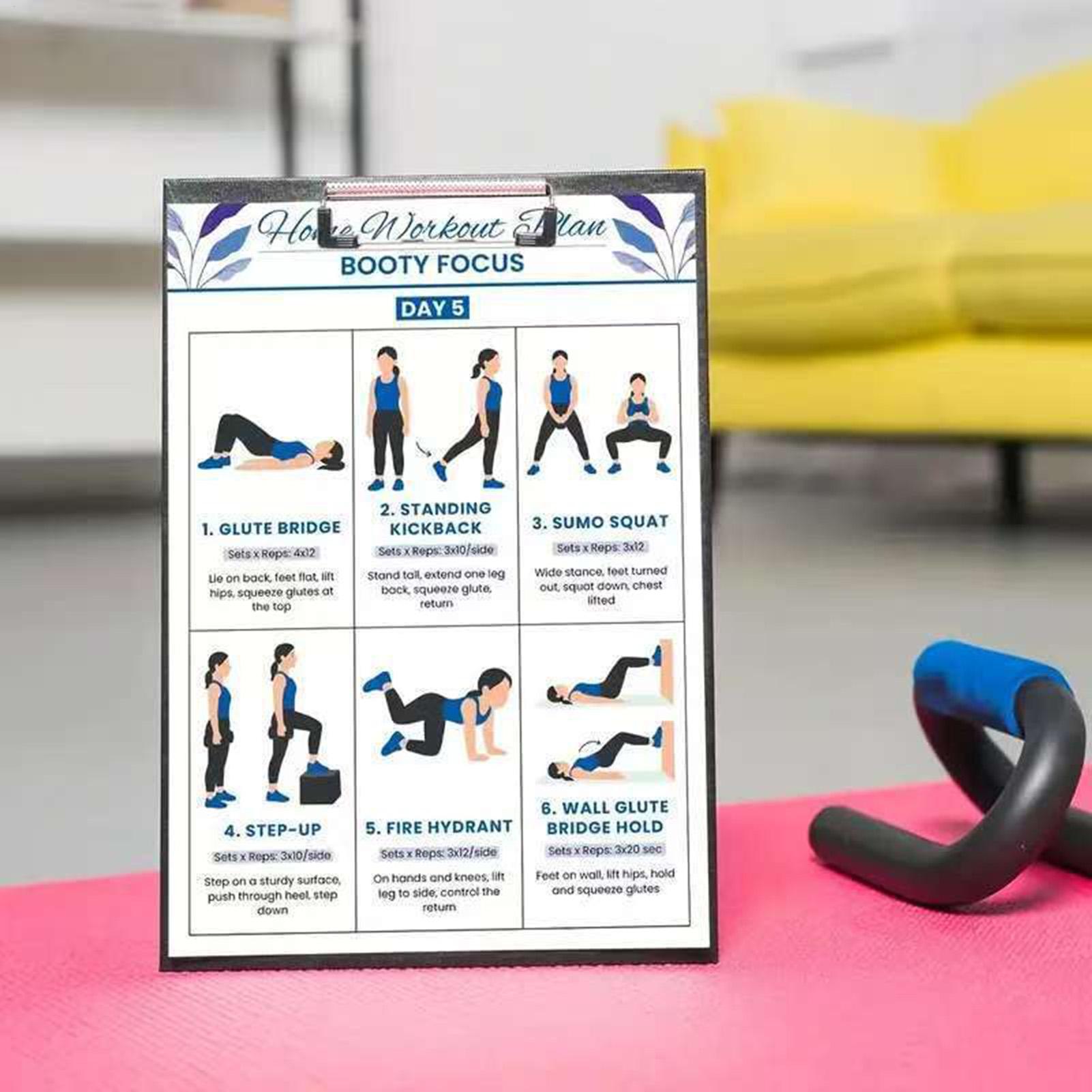 Exercise Posters 6 Pieces Full - đánh giá và giá Home Gym Guide