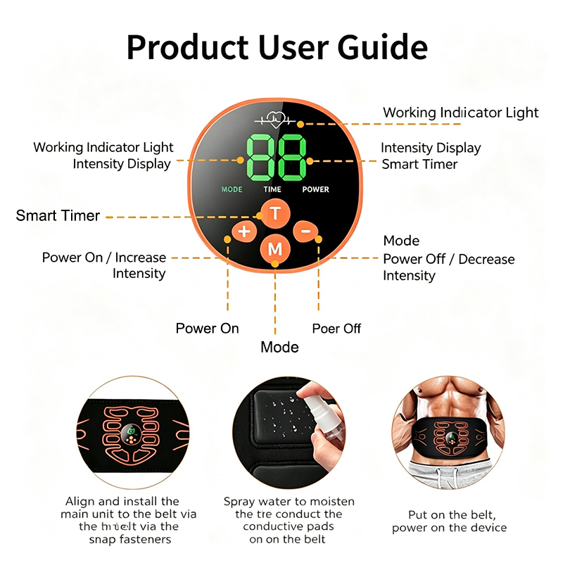 Abdominal Toning Belt Smart Ab - đánh giá và giá Treadmill Home Gym