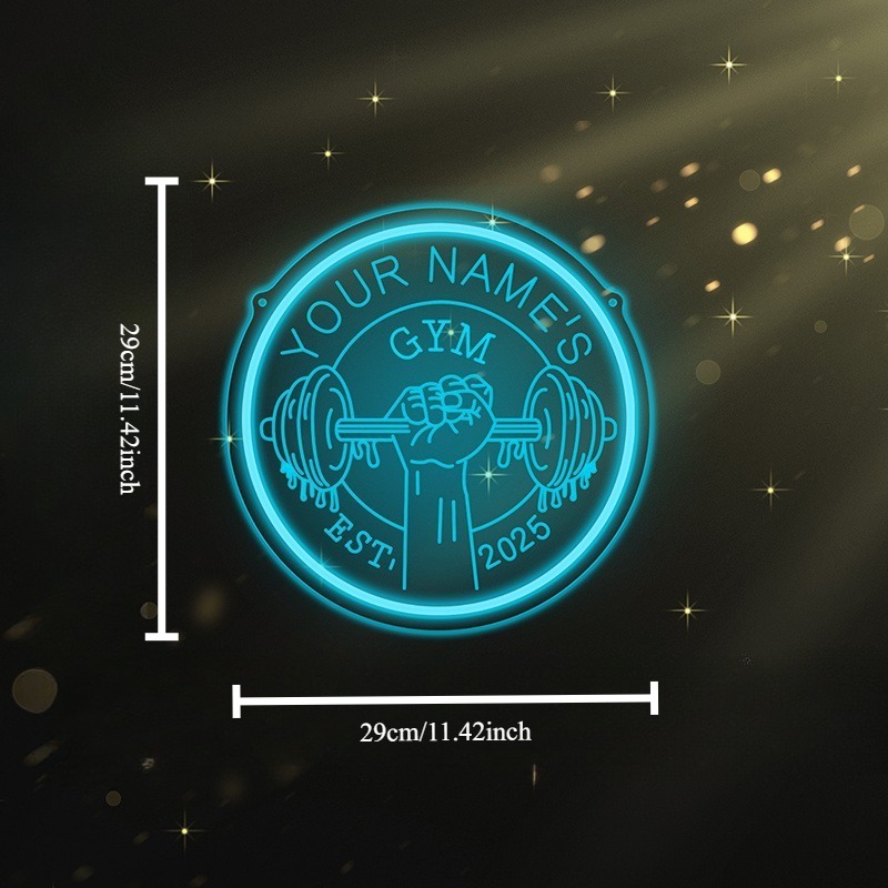 Custom LED Gym Neon Sign Barbe - đánh giá và giá Home Gym Interior Design