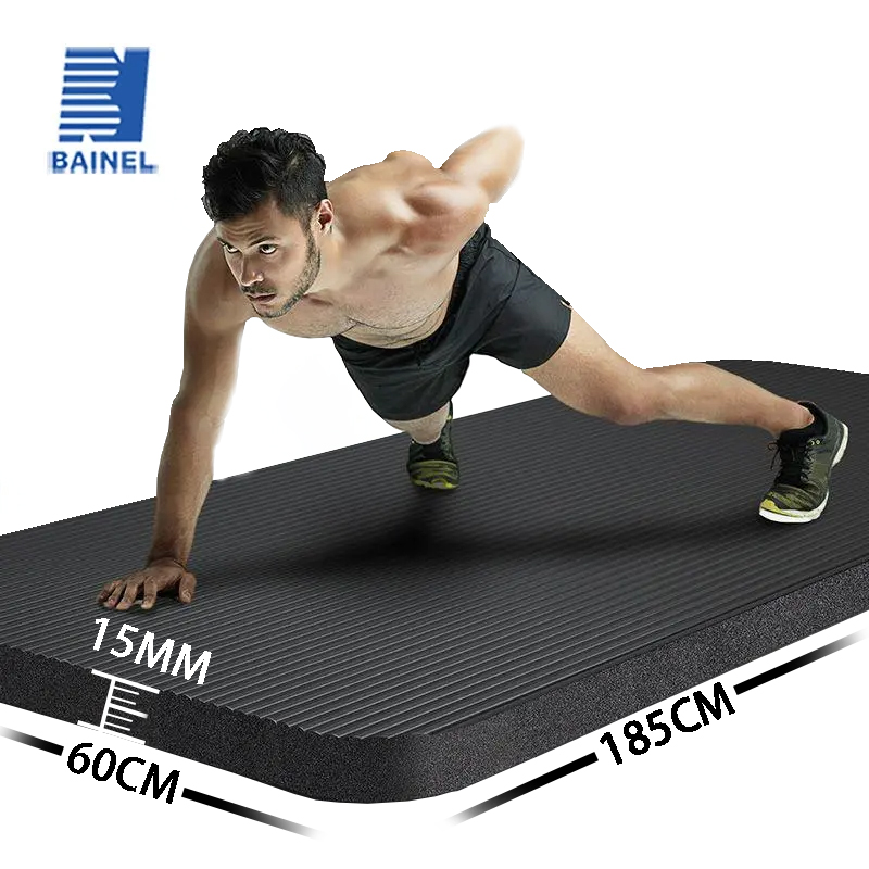 Non-slip Extra Thick 15mm Yoga - đánh giá và giá Home Gym Floor