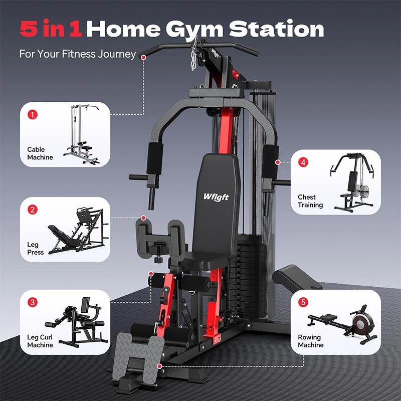 Pooboo Home Gym Workout Equipm - đánh giá và giá Home Gym Training Program