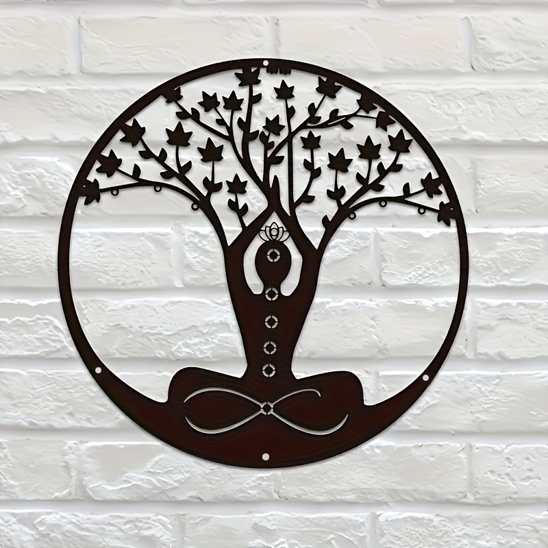 Yoga Meditation Metal Wall Dec - đánh giá và giá Home Gym Zen