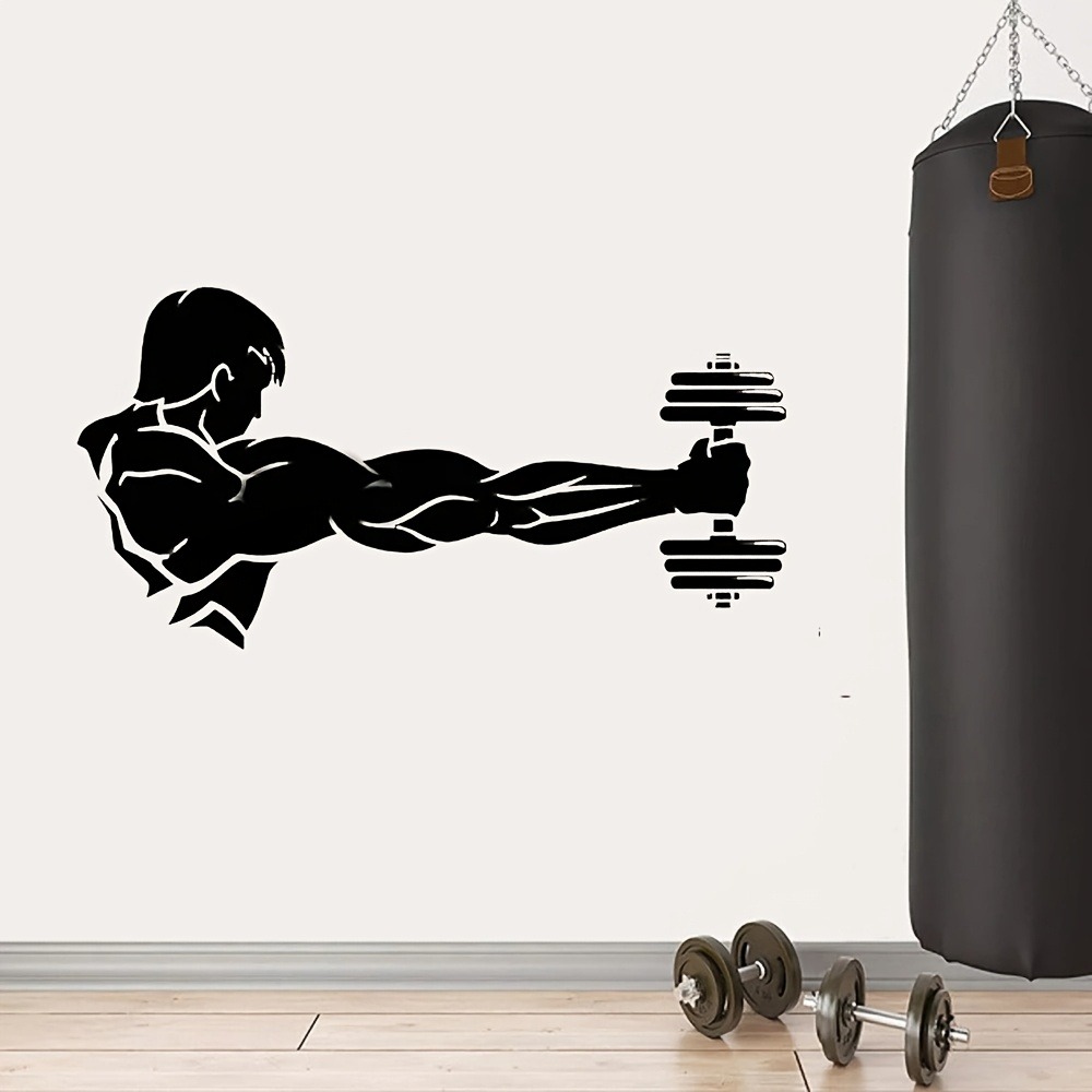Fitness Home Decor Vinyl Wall  - đánh giá và giá Home Gym Interior Design